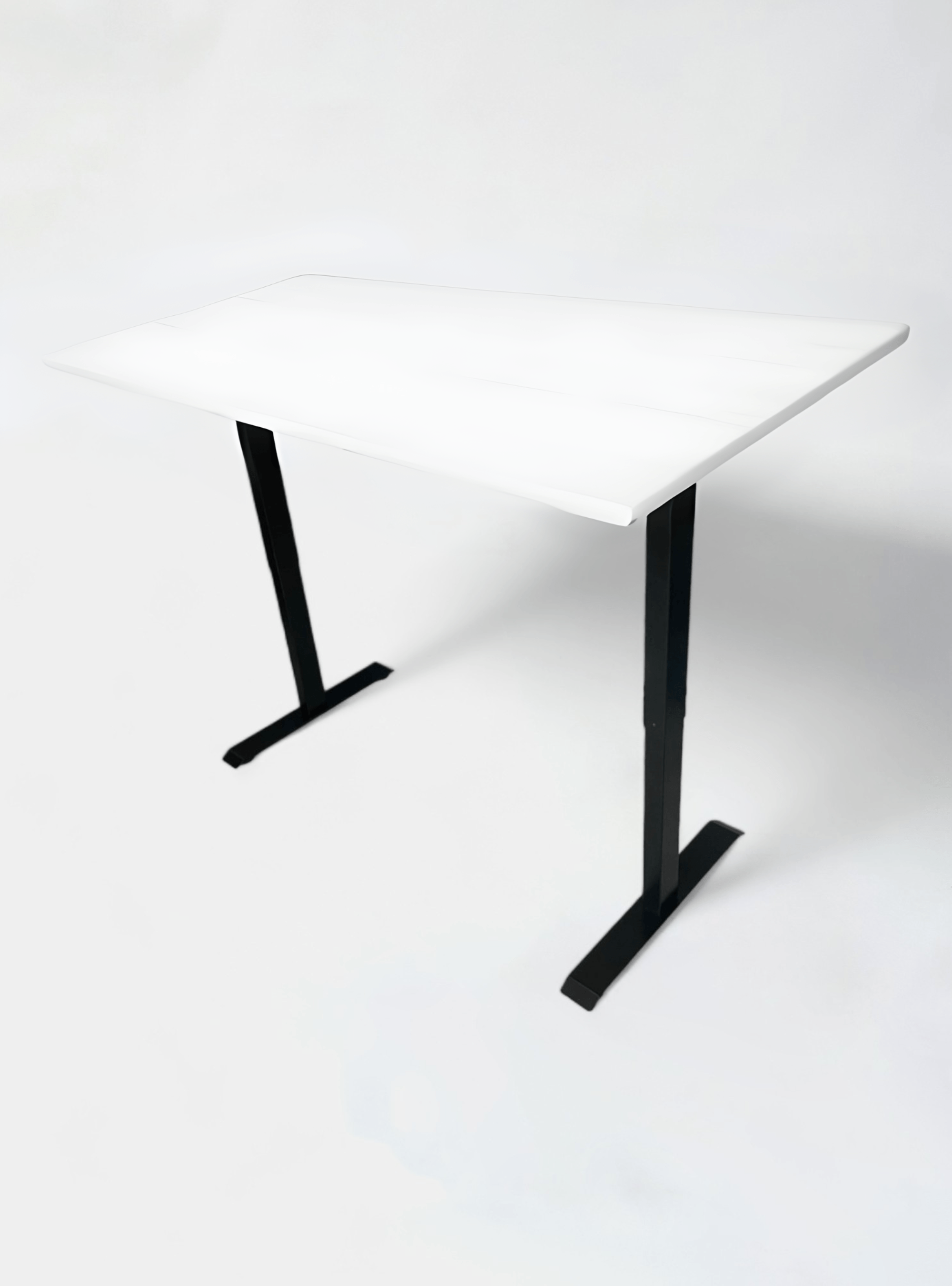 Electric sitstand desk 1 motor 160x80cm white - Second hand quality "Desks" - Relieve Furniture