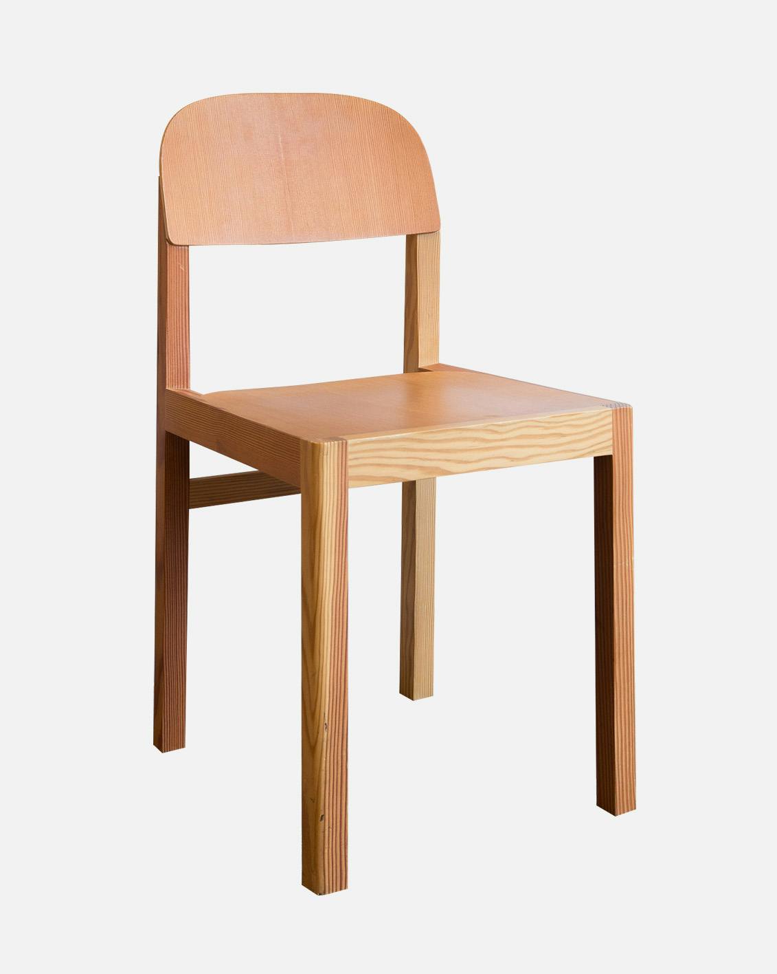 REL066 Chaise de réunion en bois