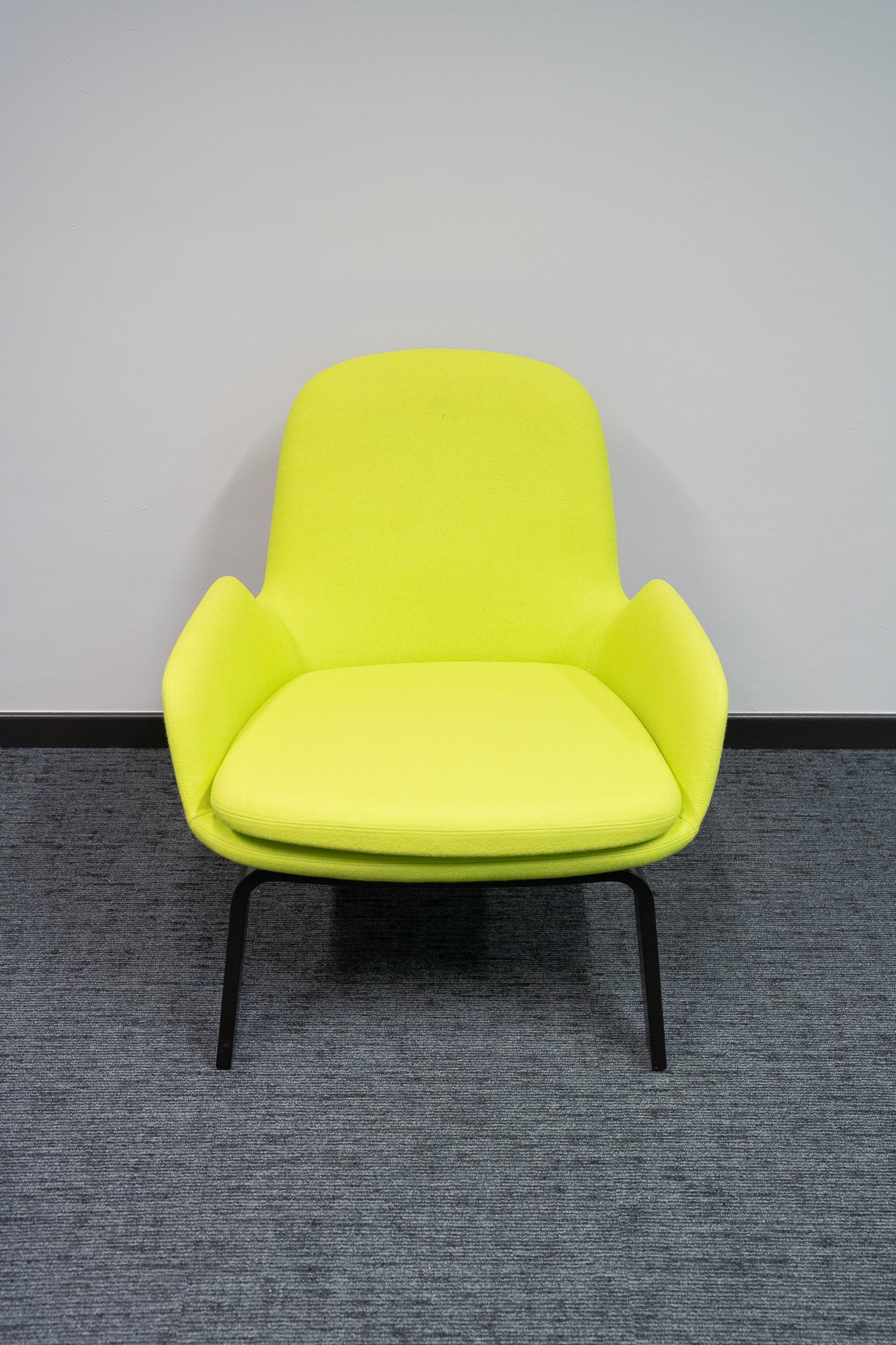 NORMANN Main Line Yellow/light green Armchair Low Oak