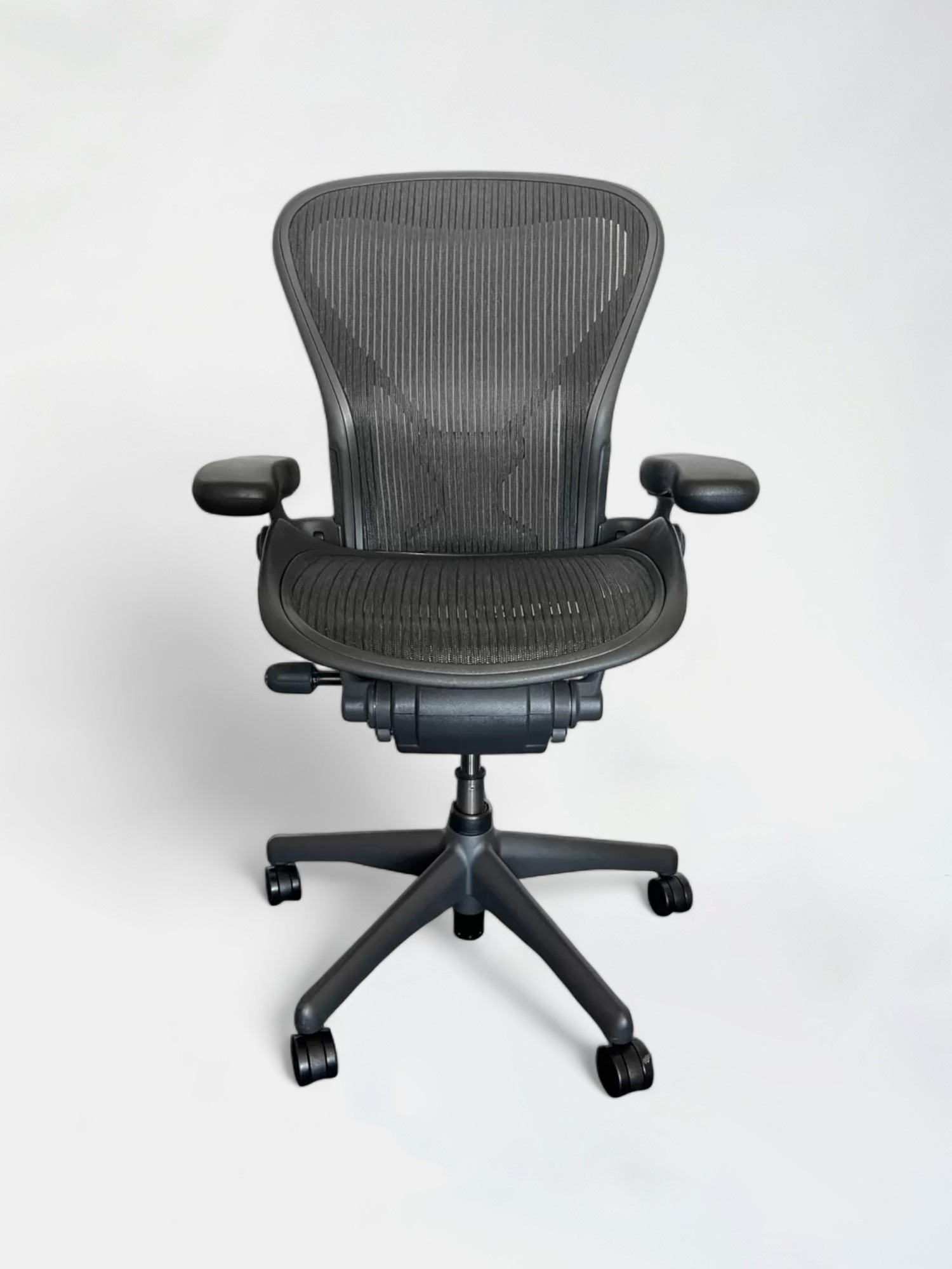 Herman Miller Aeron Graphite Posture Fit Full Option office chair