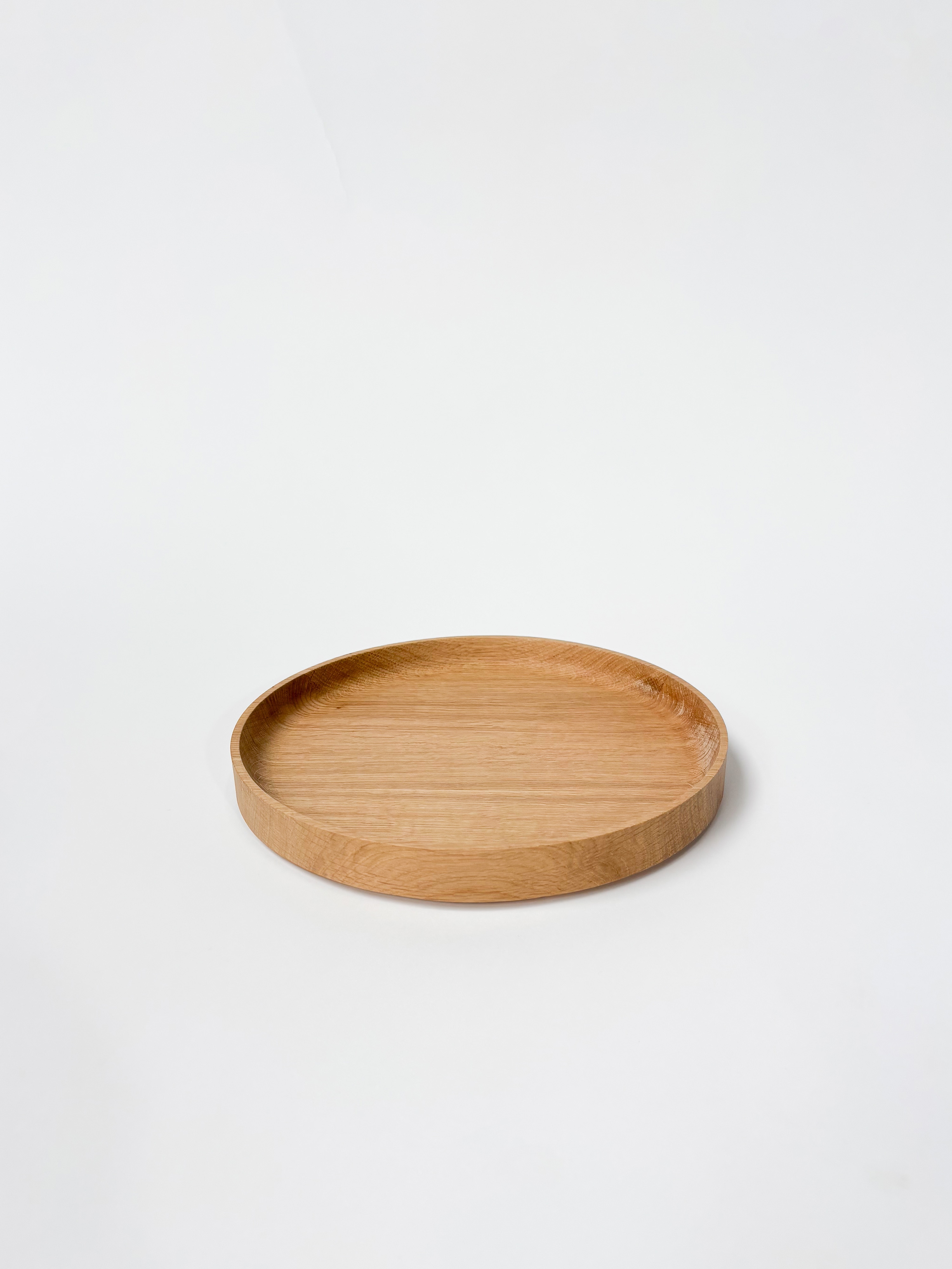 CRUSO Natural Oak Rounded Tray - 29cm