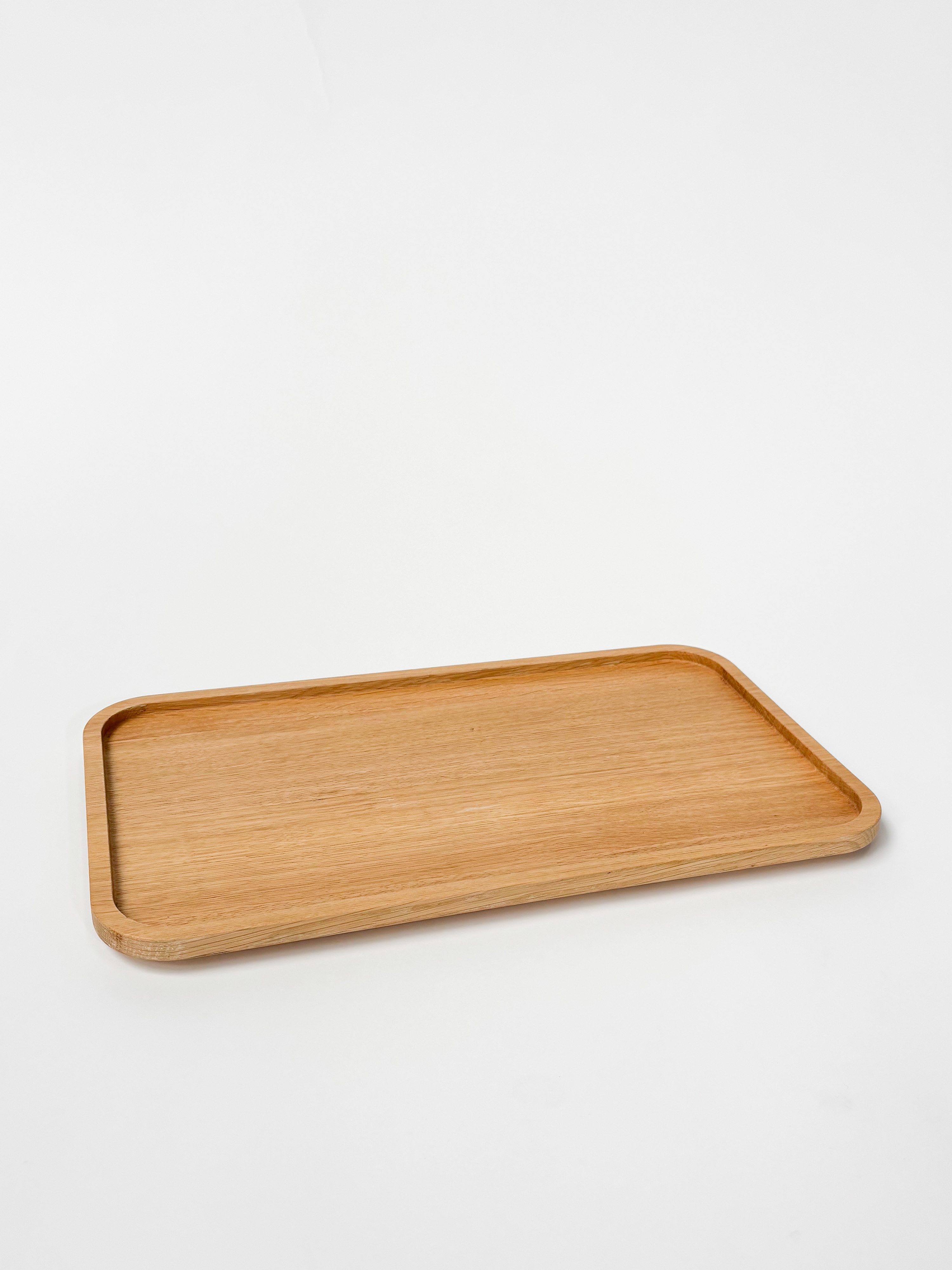 CRUSO Natural Oak Wooden Tray - 42cm