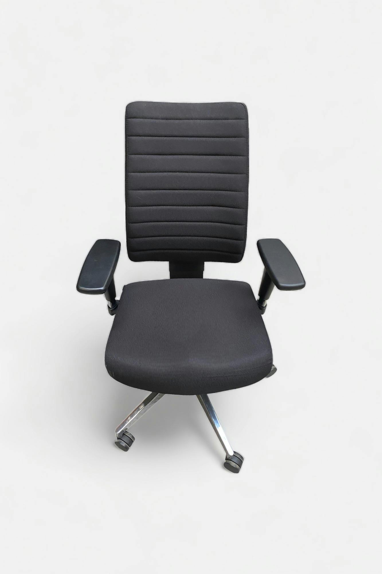 HJH office black office chair on wheels - Relieve Furniture