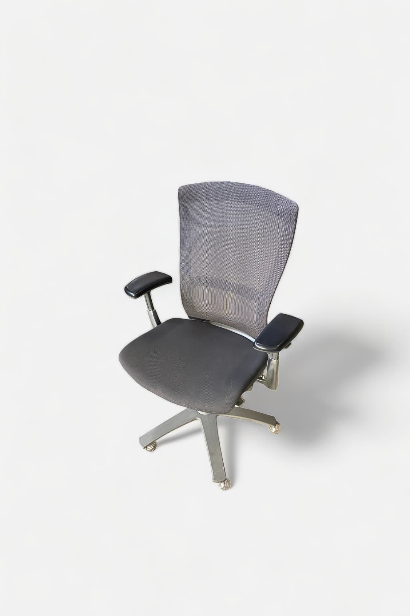 Knoll dark grey office chair - Relieve Furniture