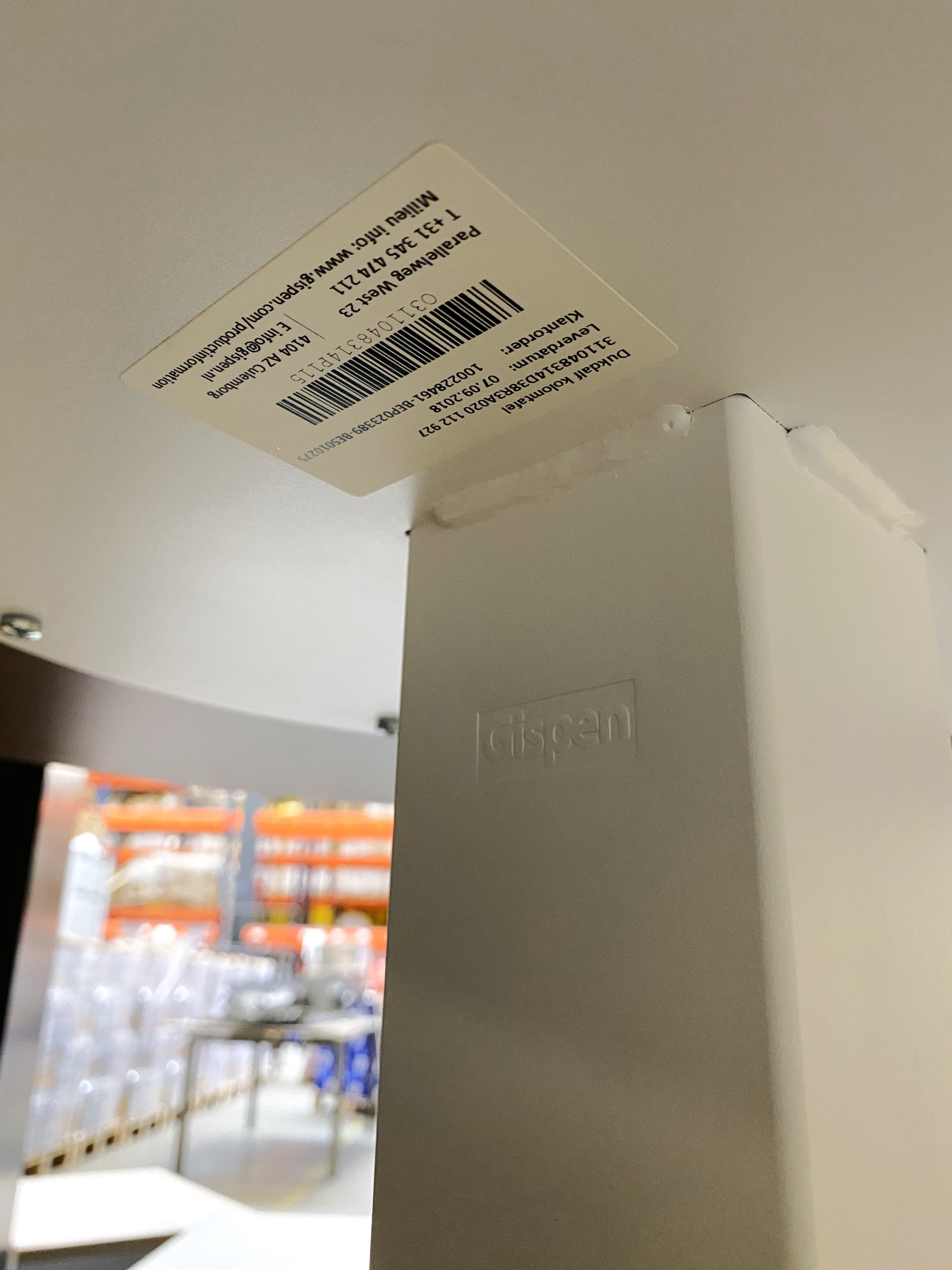 Gispen Dukalf 80 cm Ronde Witte Statafel