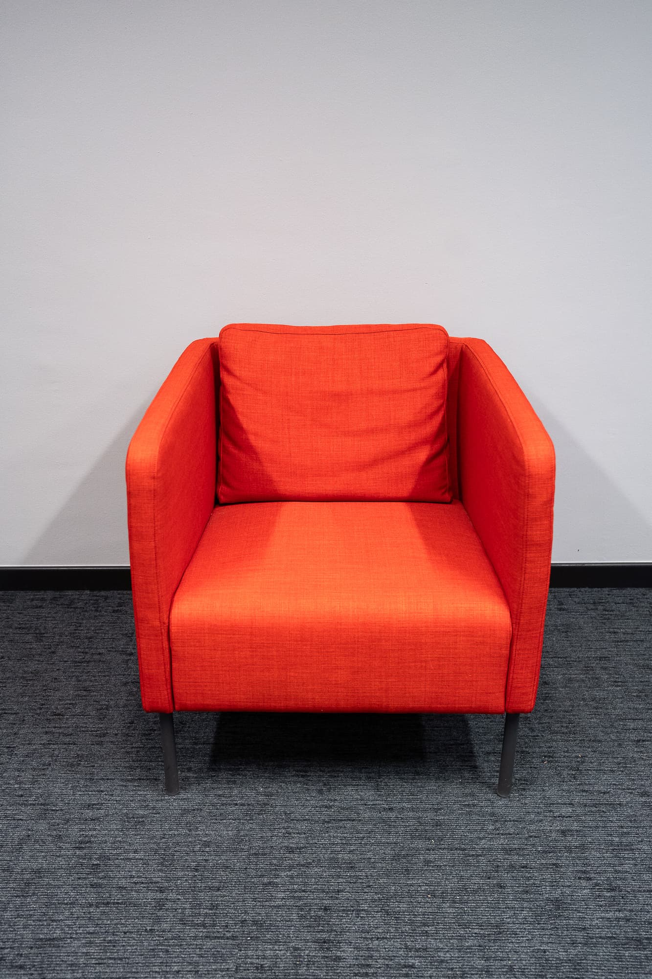 Fauteuil rouge/orange
