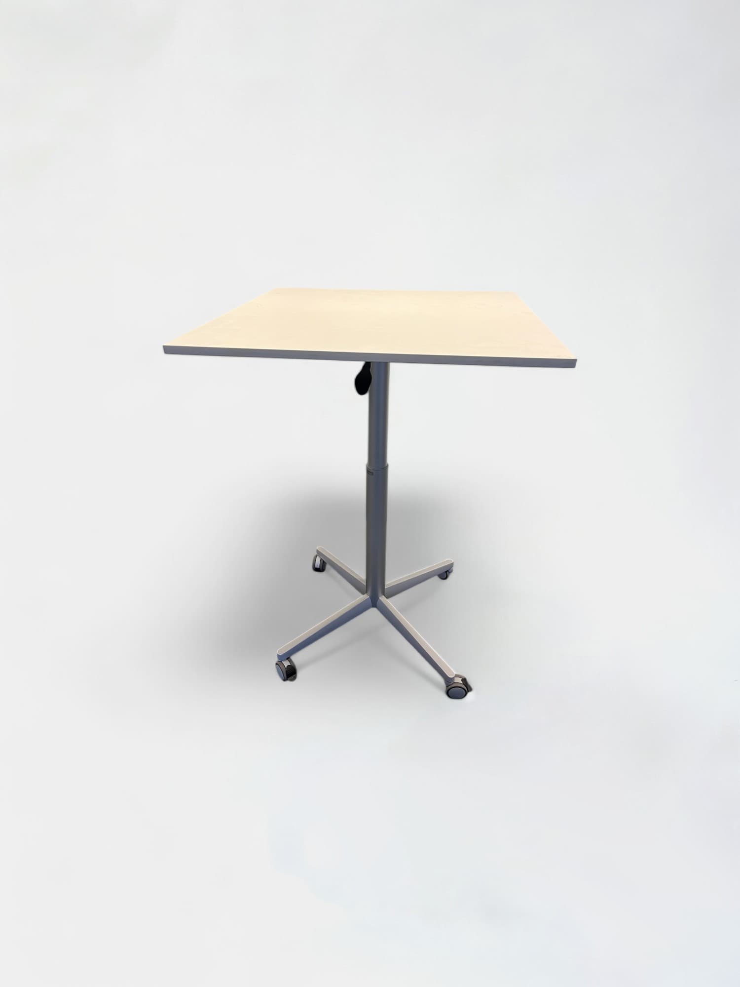 Table carrée Bene White à hauteur variable