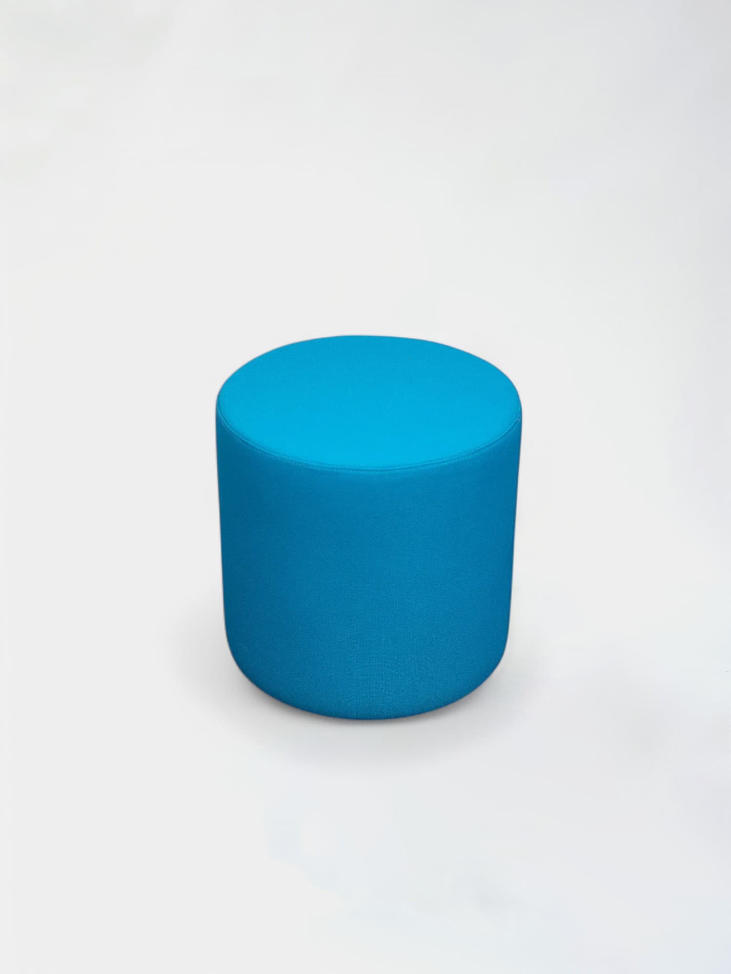 Turquoise round Pouf