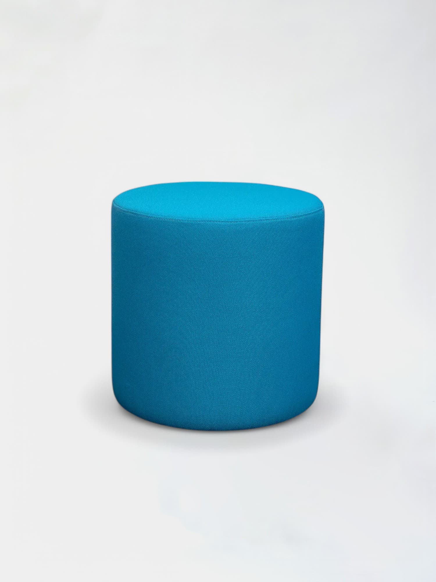 Turquoise round Pouf