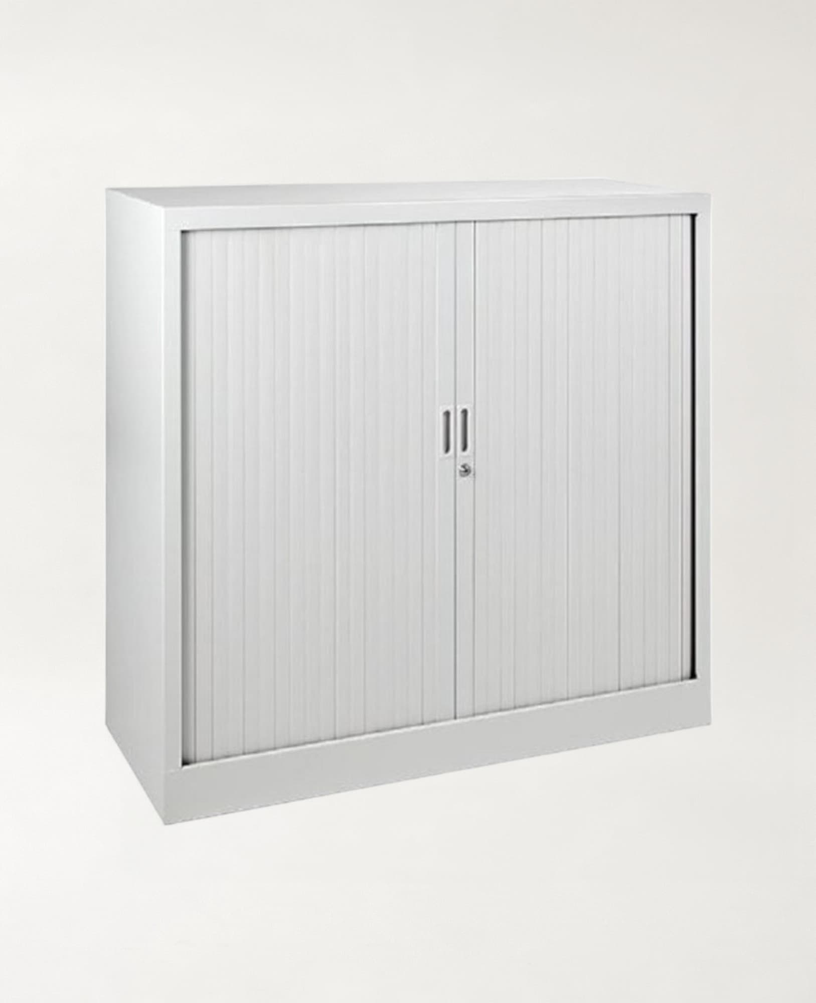 Armoire blanche avec système de fermeture à clé 120cm