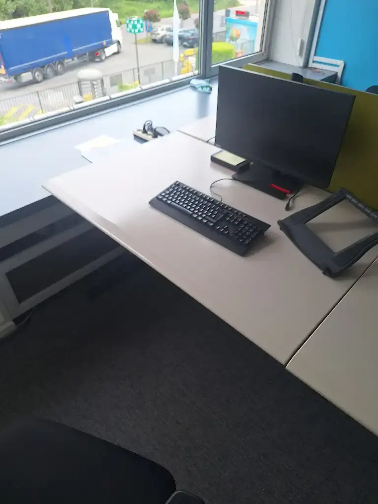 120cm gray desk