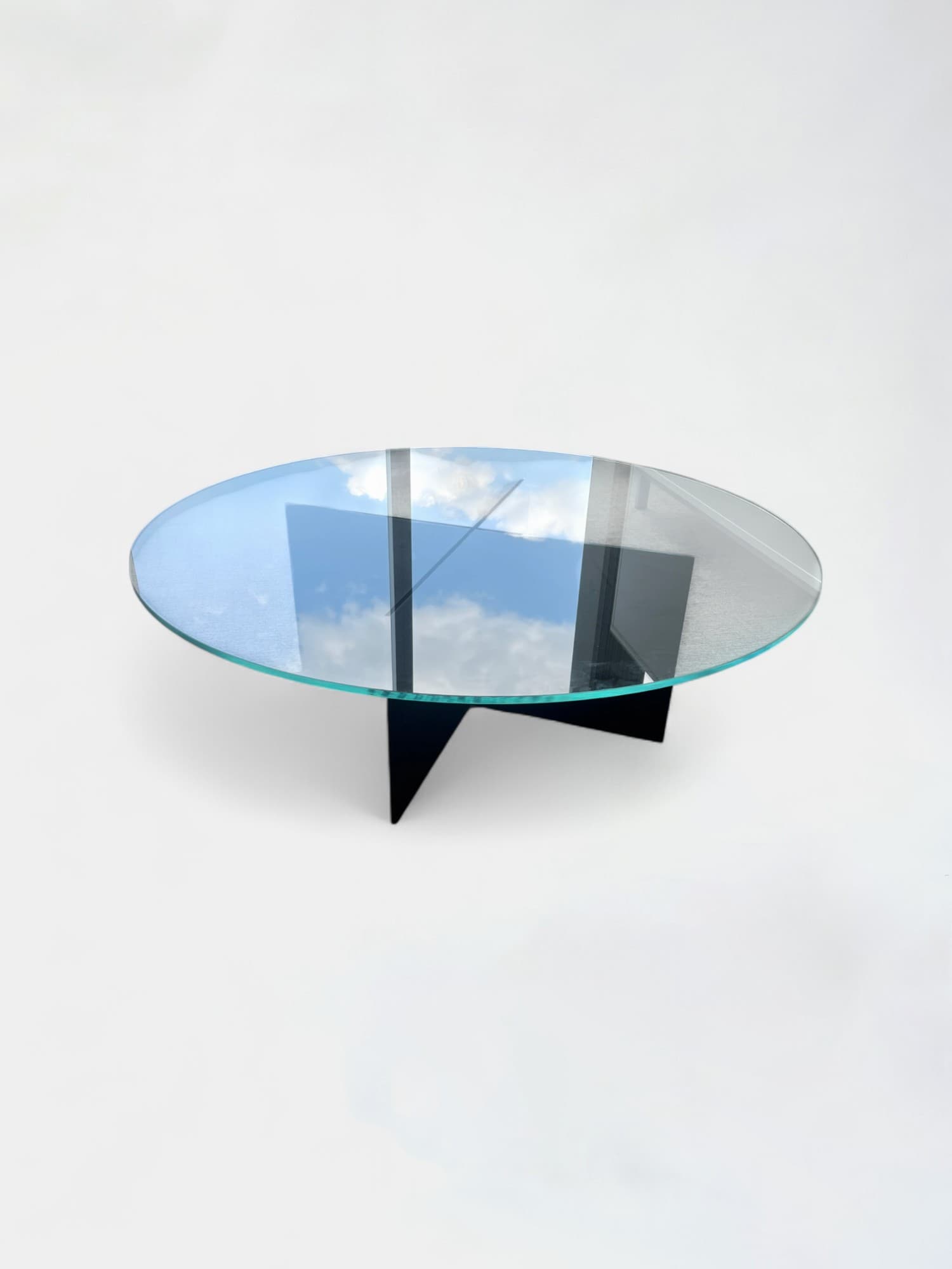 Ronde Glazen Salontafel