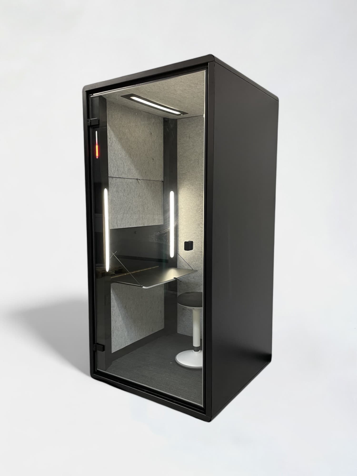 Kosy Booth Uno Black - 1 Person Modular Acoustic Work Booth