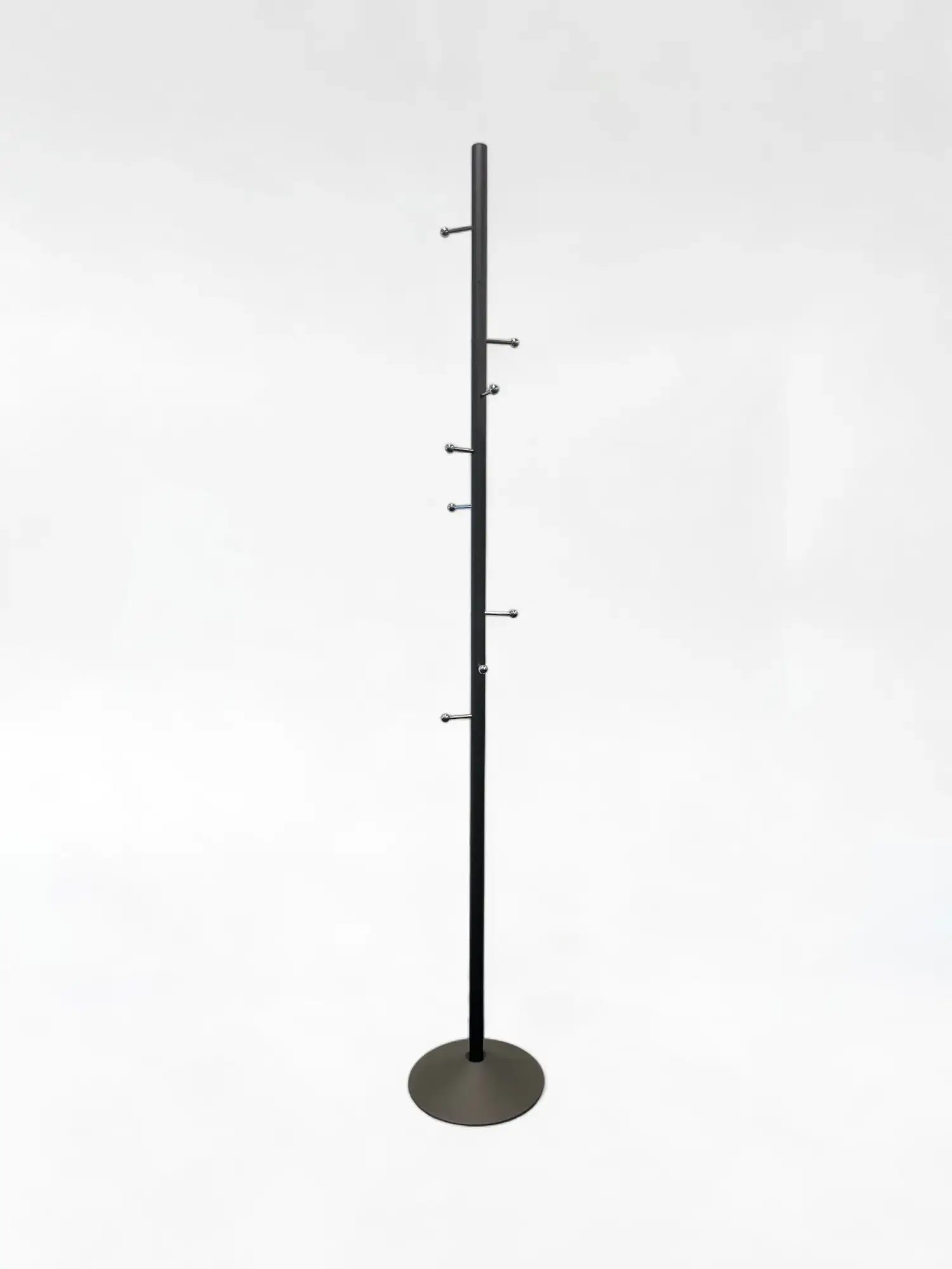 Mobless 114 Mirac Porte-manteau en métal noir avec base ronde B