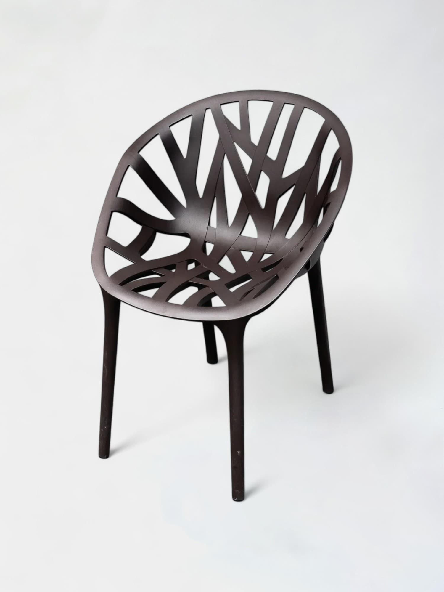 VITRA Bruine kunststof designstoel