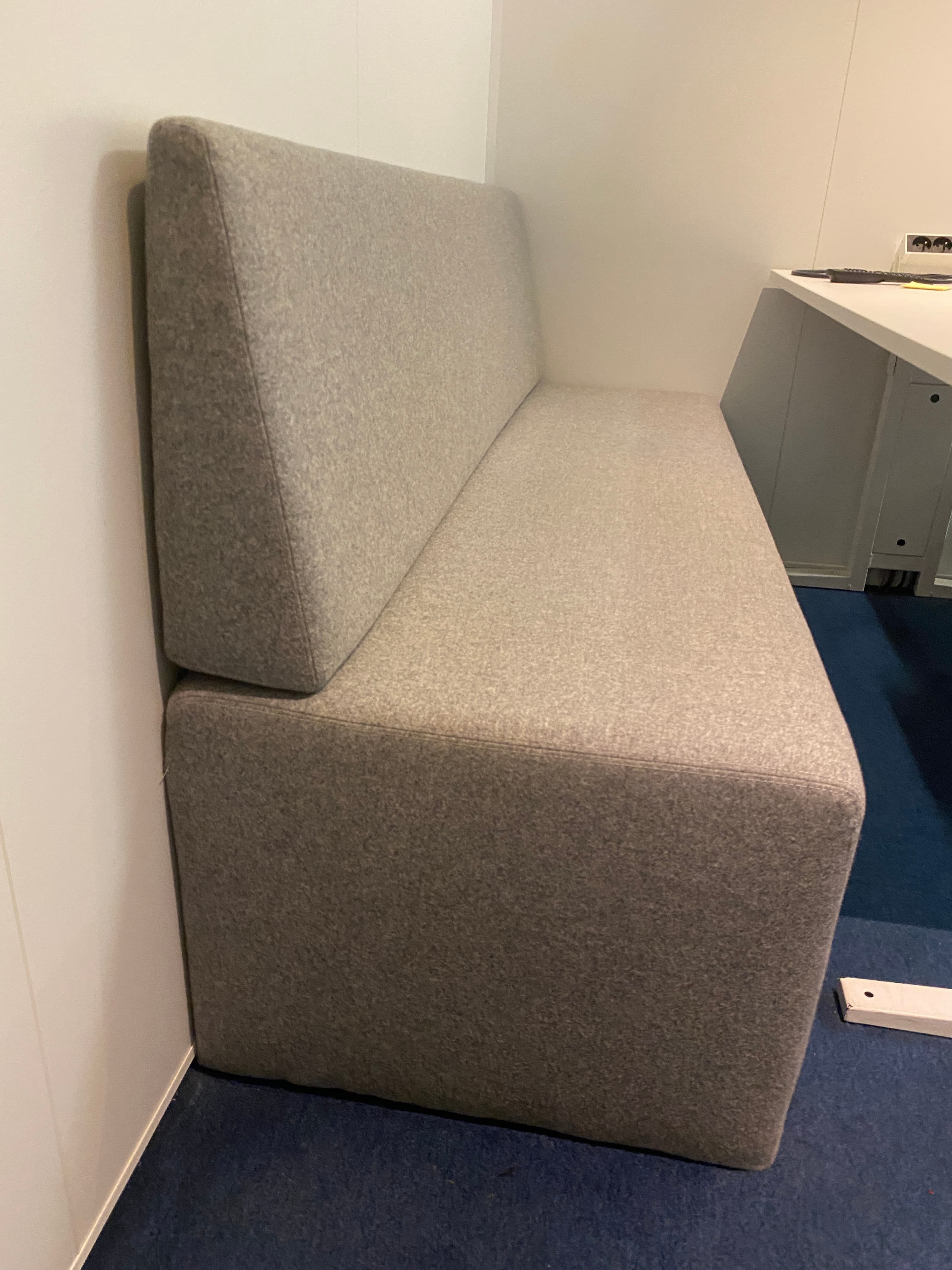 180cm Nnof Light grey bench seat