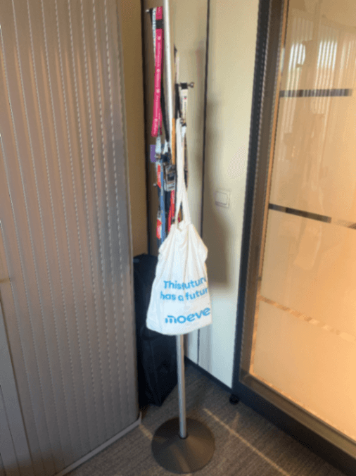 Grey metallic Coat stand