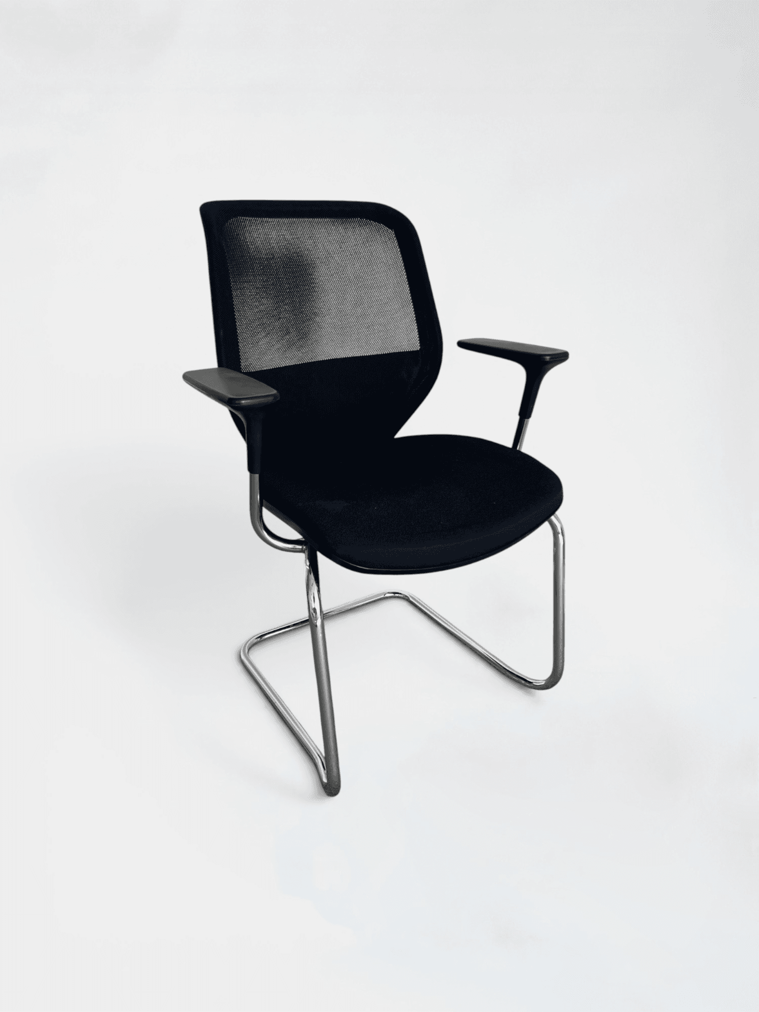 Orangebox Black Fabric Meeting Chair