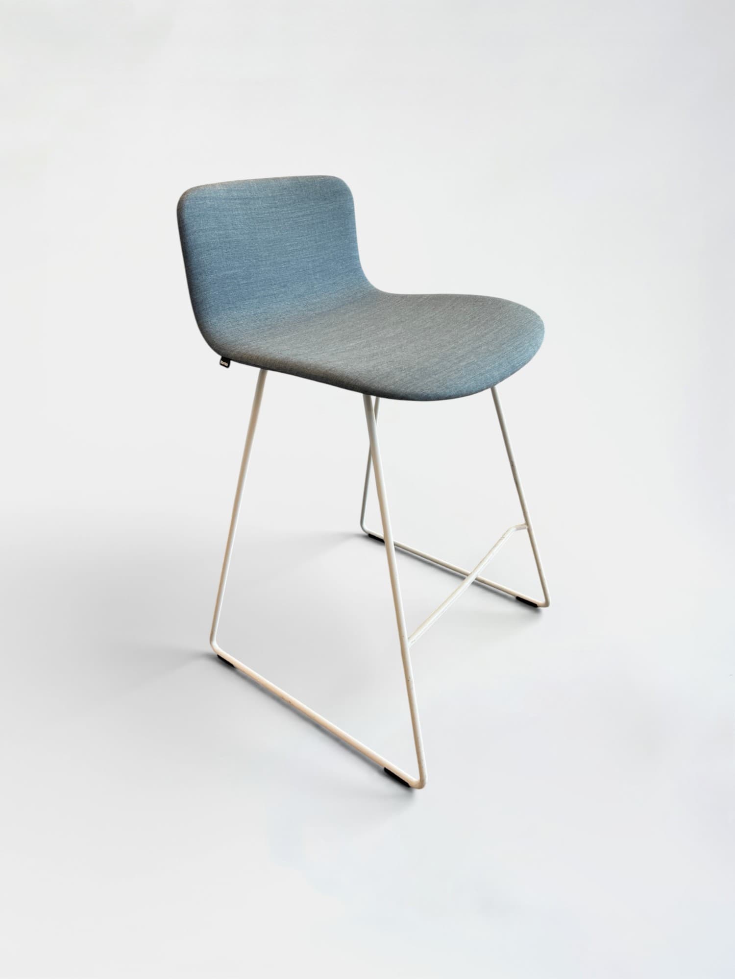 Martela Gray Fabric High Chair