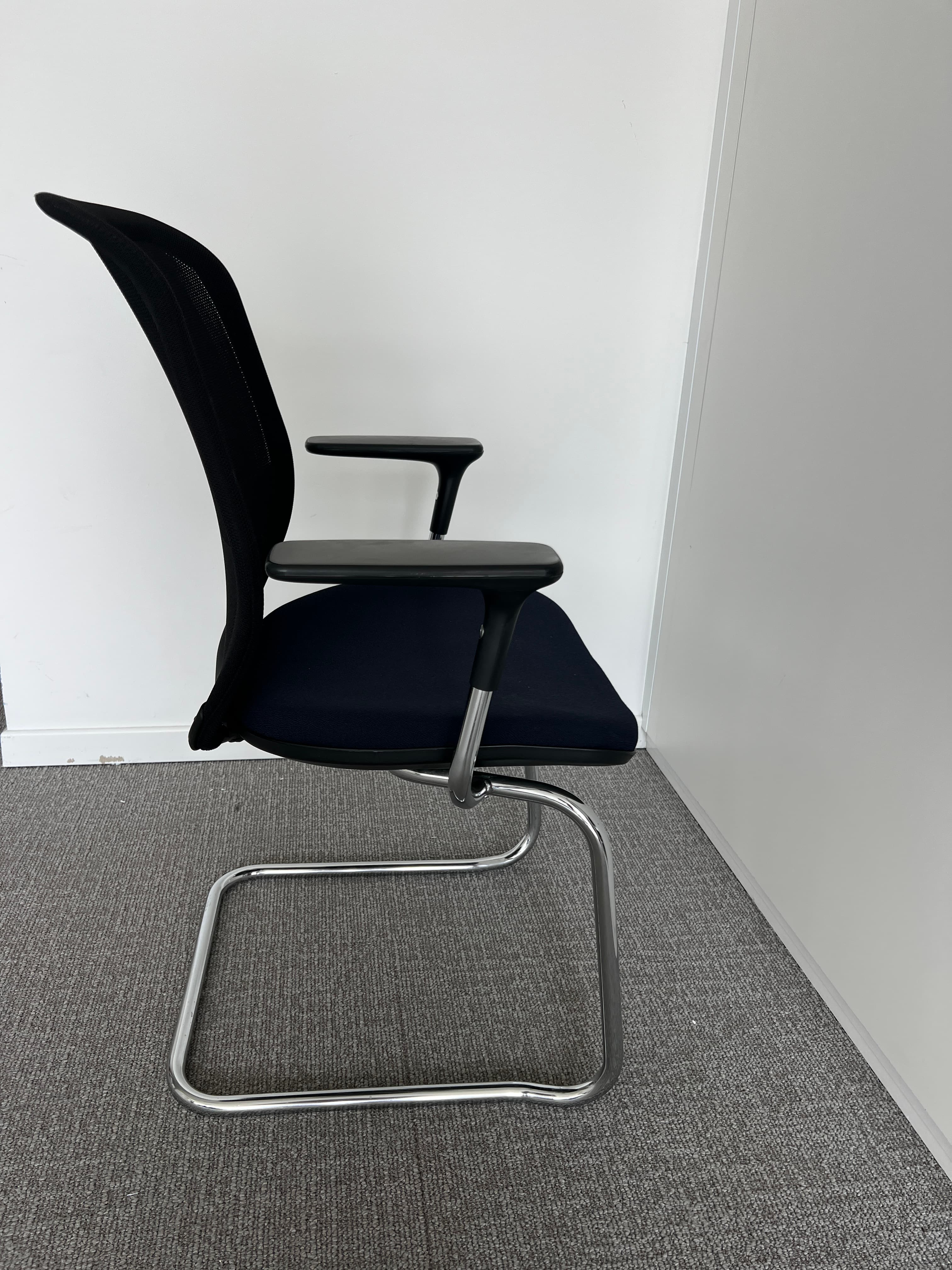 Orangebox Black Fabric Meeting Chair