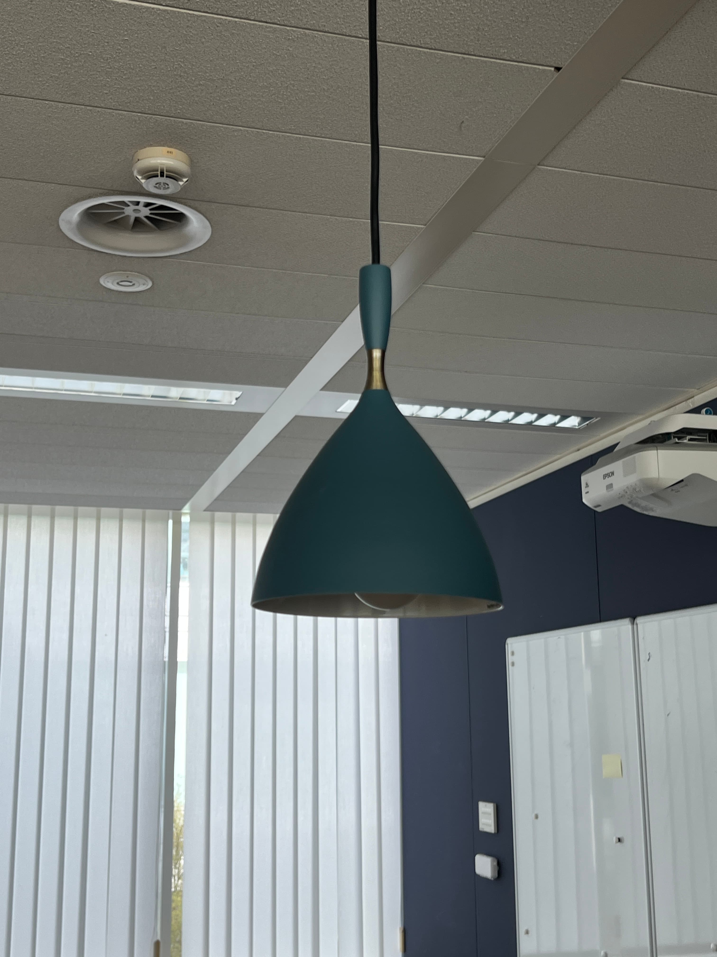 Dokka Northen Blue Metal Hanging Lamp