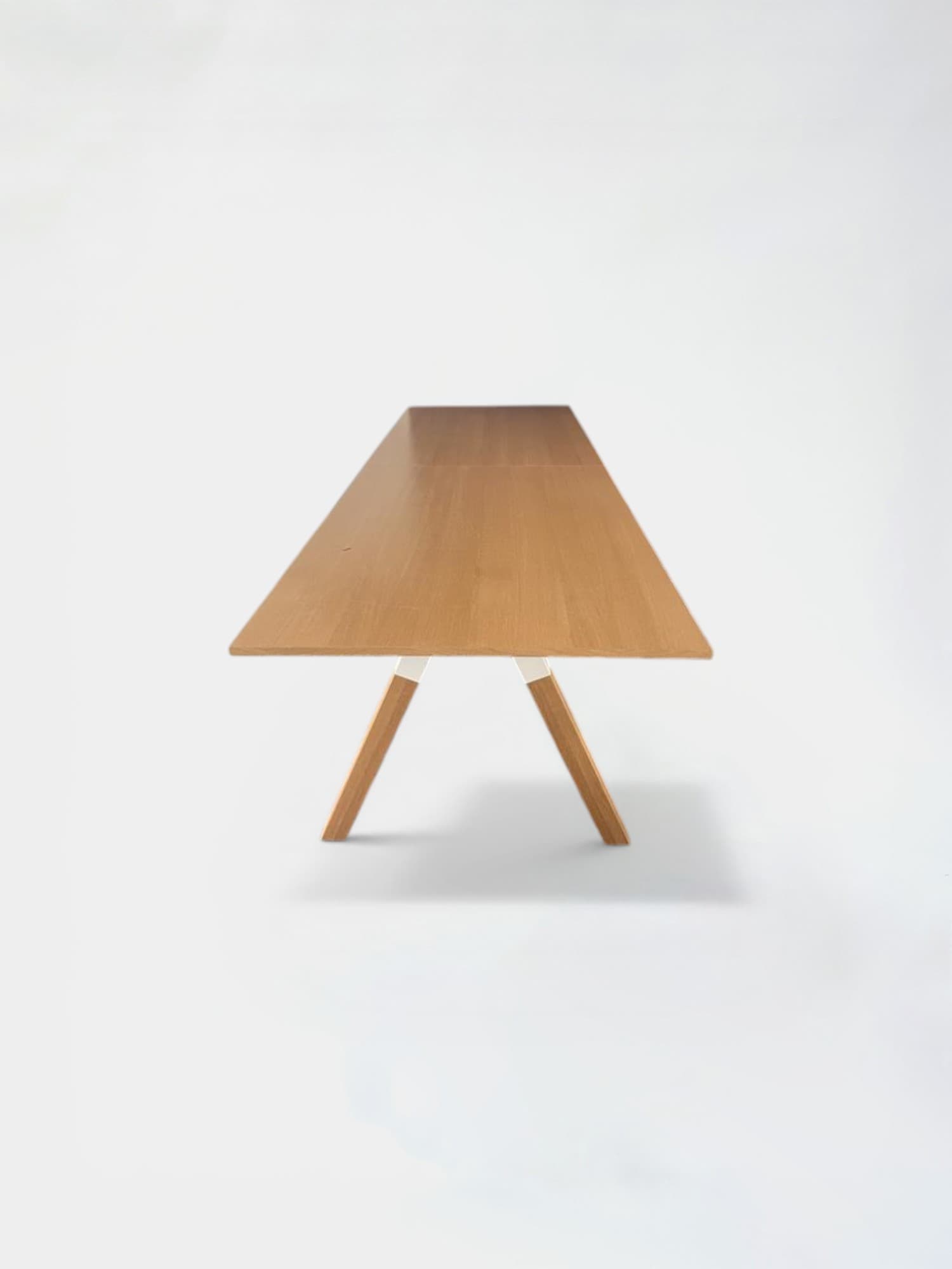 400cm Tan Oak Wood Table