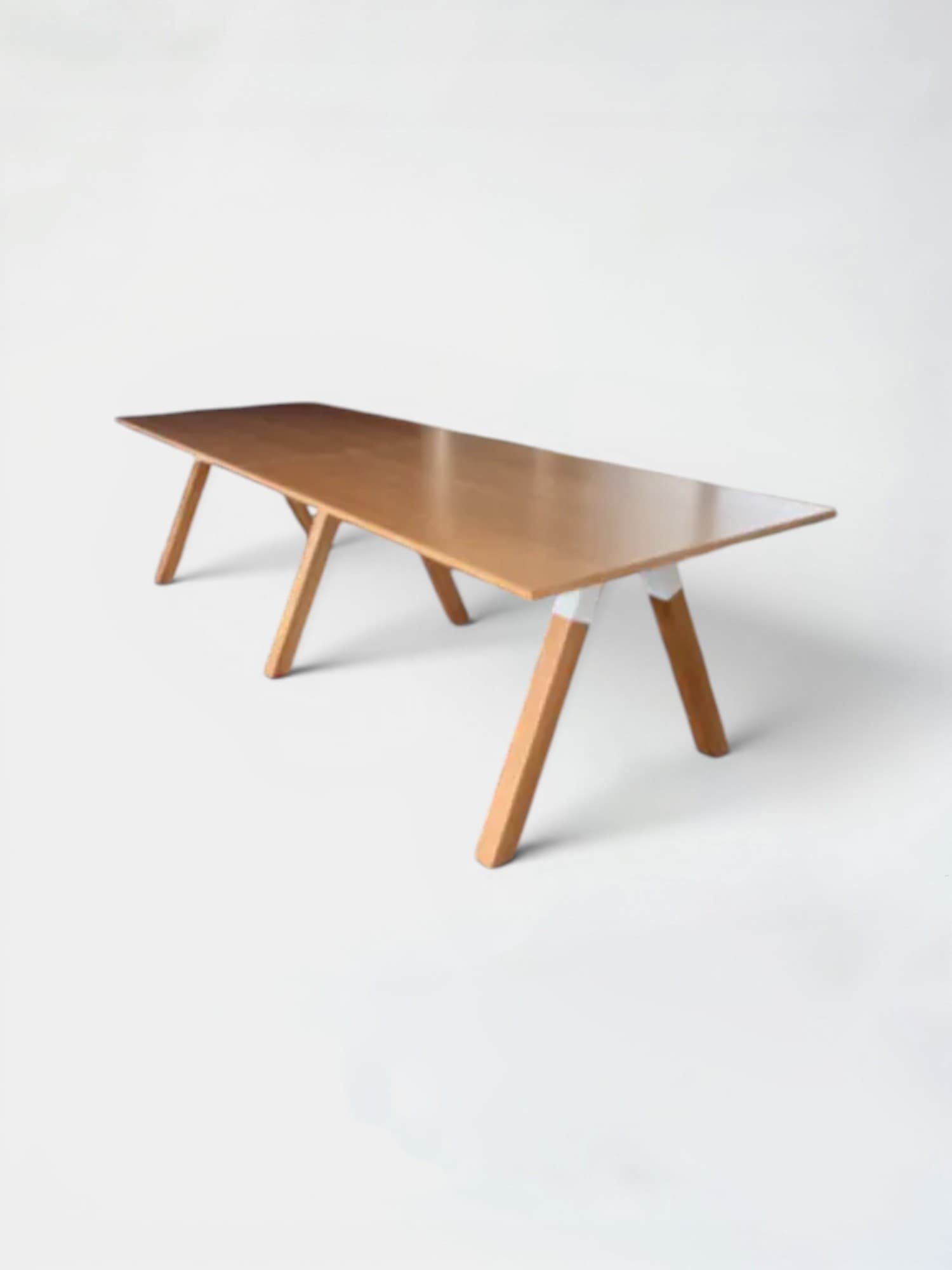 Table de réunion Martela Frankie, 300 cm, bois brun