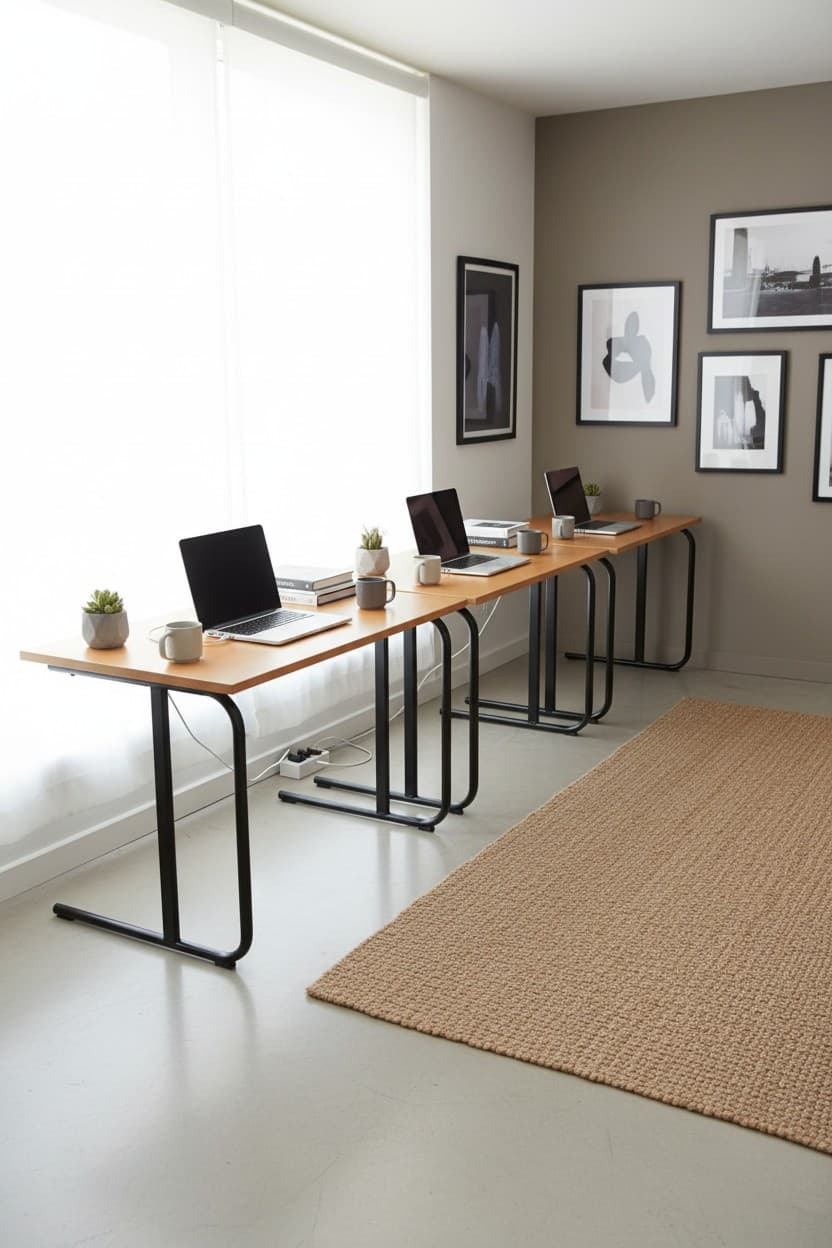 Kinnarps 120cm Houten opvouwbare tafel