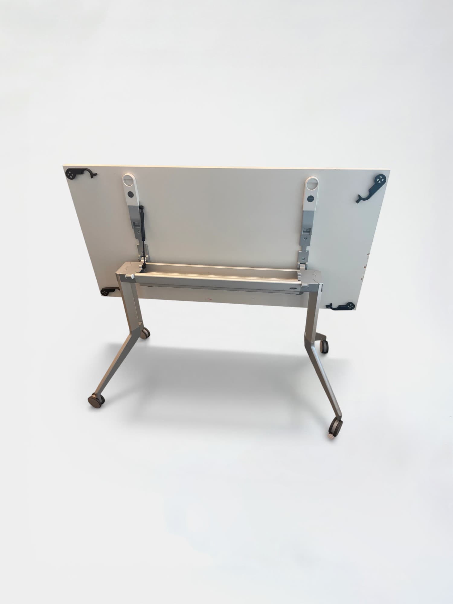 Haworth 140cm White and Metal Legs Meeting Foldable Table