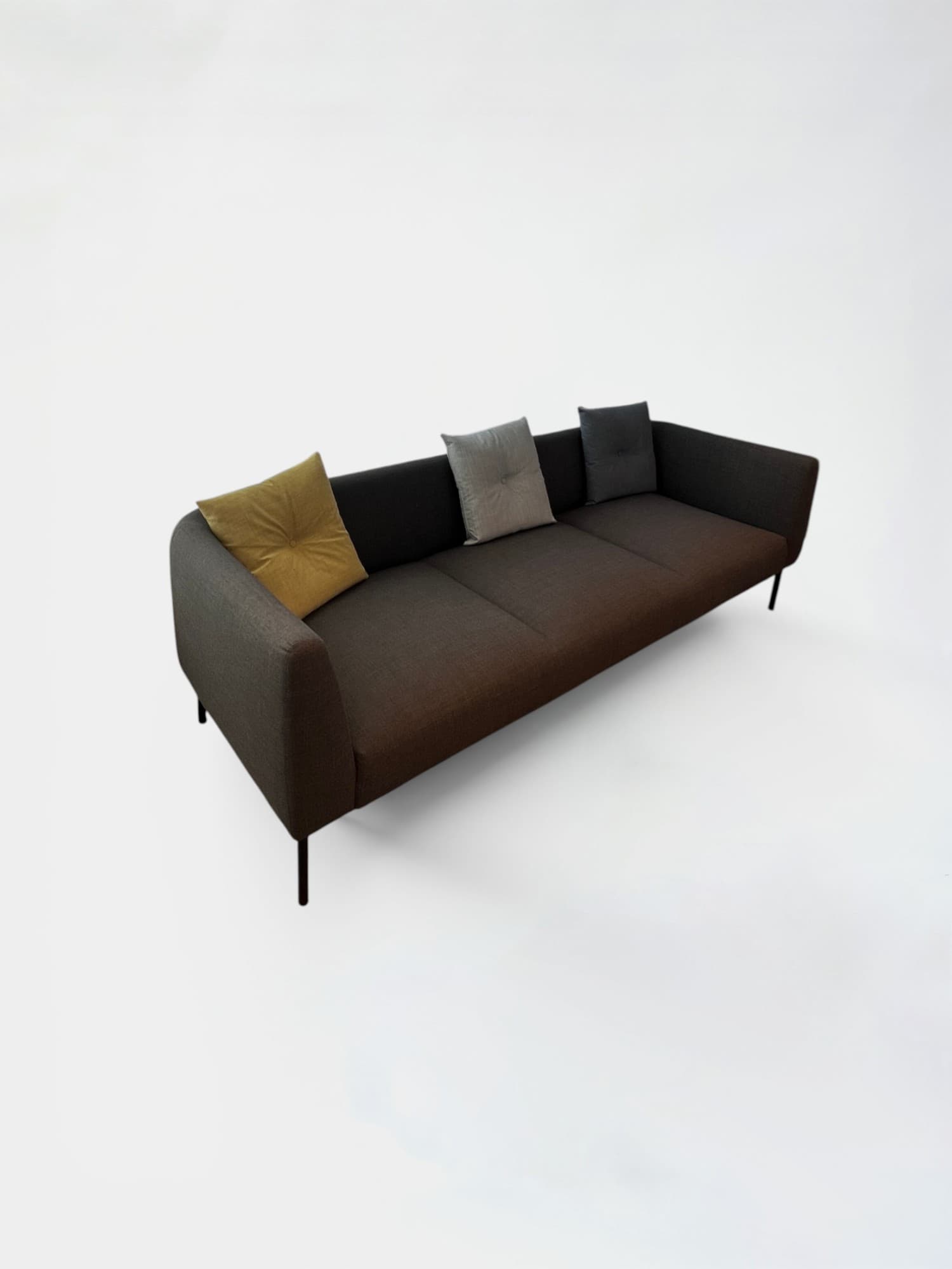 Martela Gray Fabric Couch