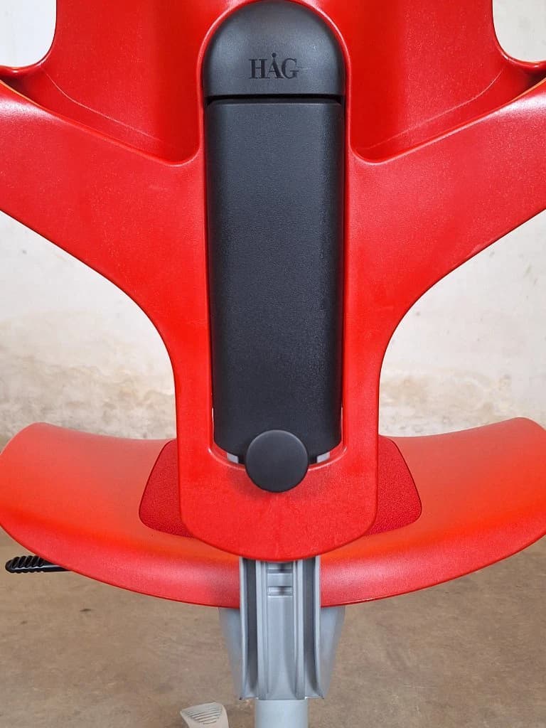 Hag rode ergonomische stoel met verstelbare hoogte