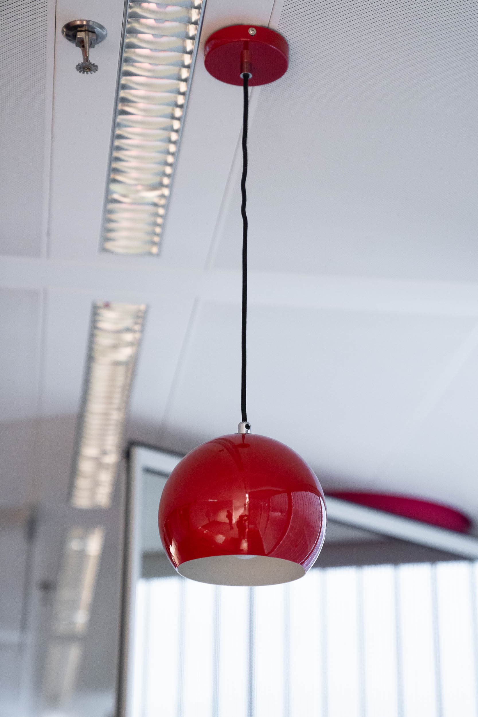 Frandsen rood glanzende handlamp