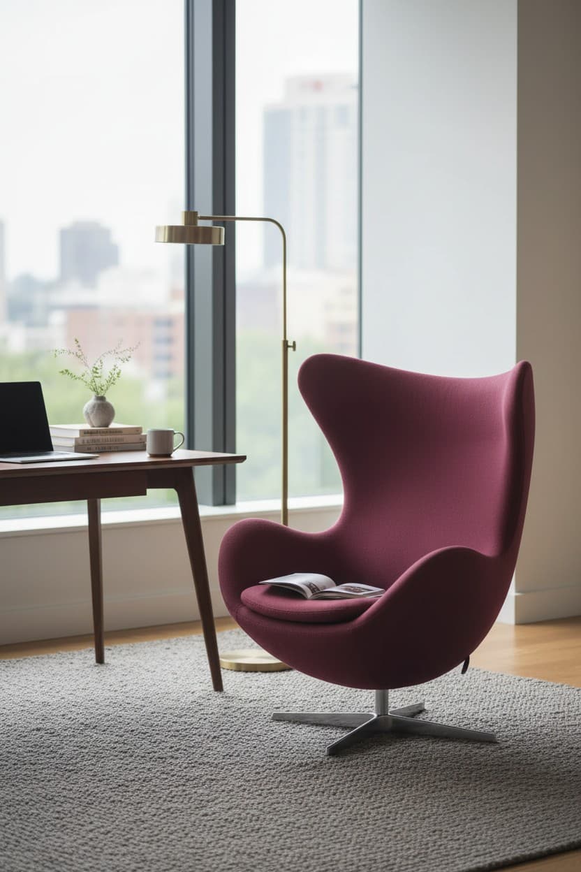 Chaise Egg par Arne Jacobsen pour Fritz Hansen, 2006